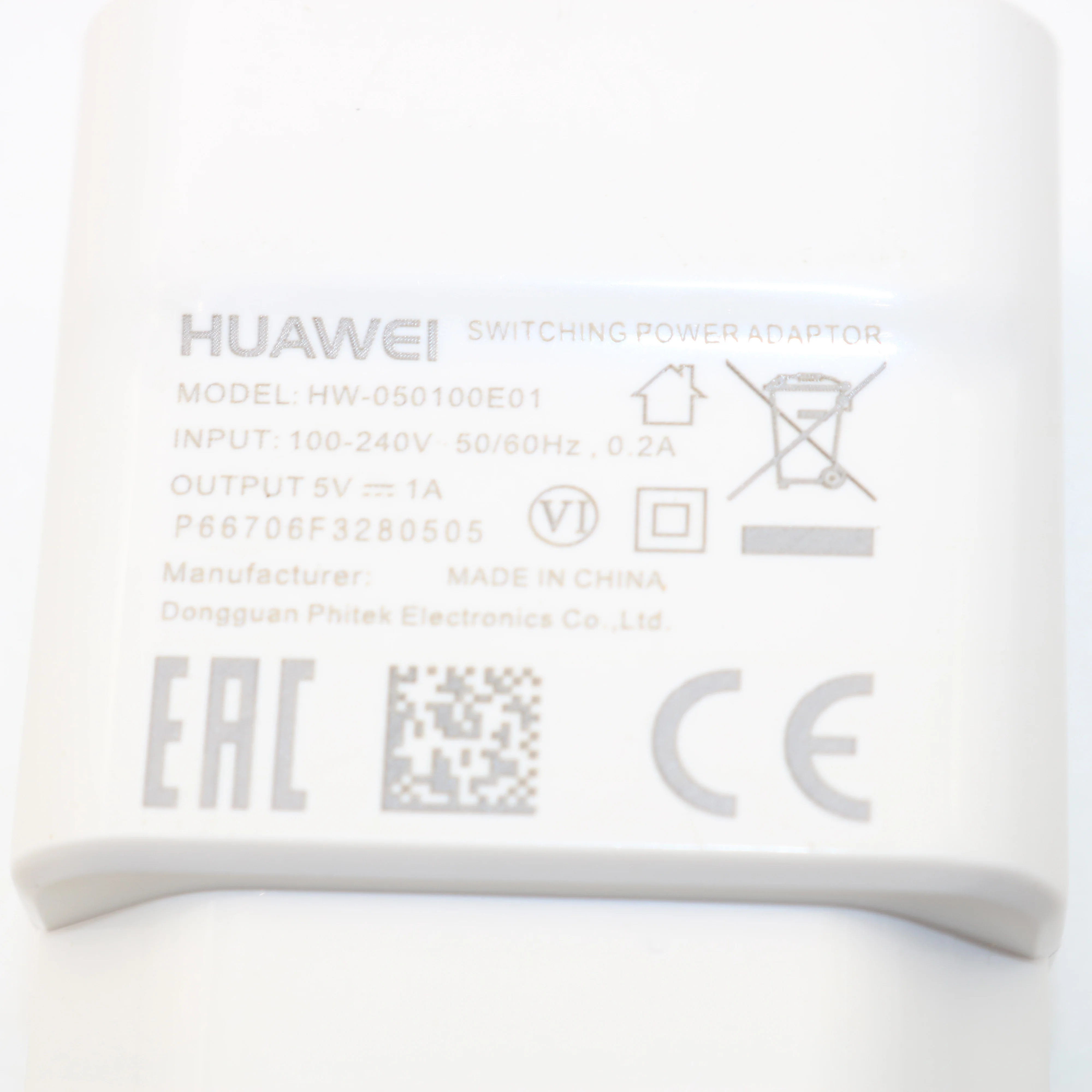 Оригинальное зарядное устройство 5v1a с европейской вилкой 1A Кабель Micro Data для honor 7x