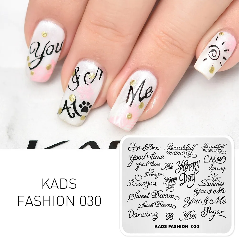 Fashion 030 Стемпинг 42 вариантов дизайна Прохладное лето цветы мода изображения Пластины для стемпинга Штамп для ногтей Трафареты для ногтей для маникюра Стэмпинг Дизайн ногтей - Цвет: Fashion 030