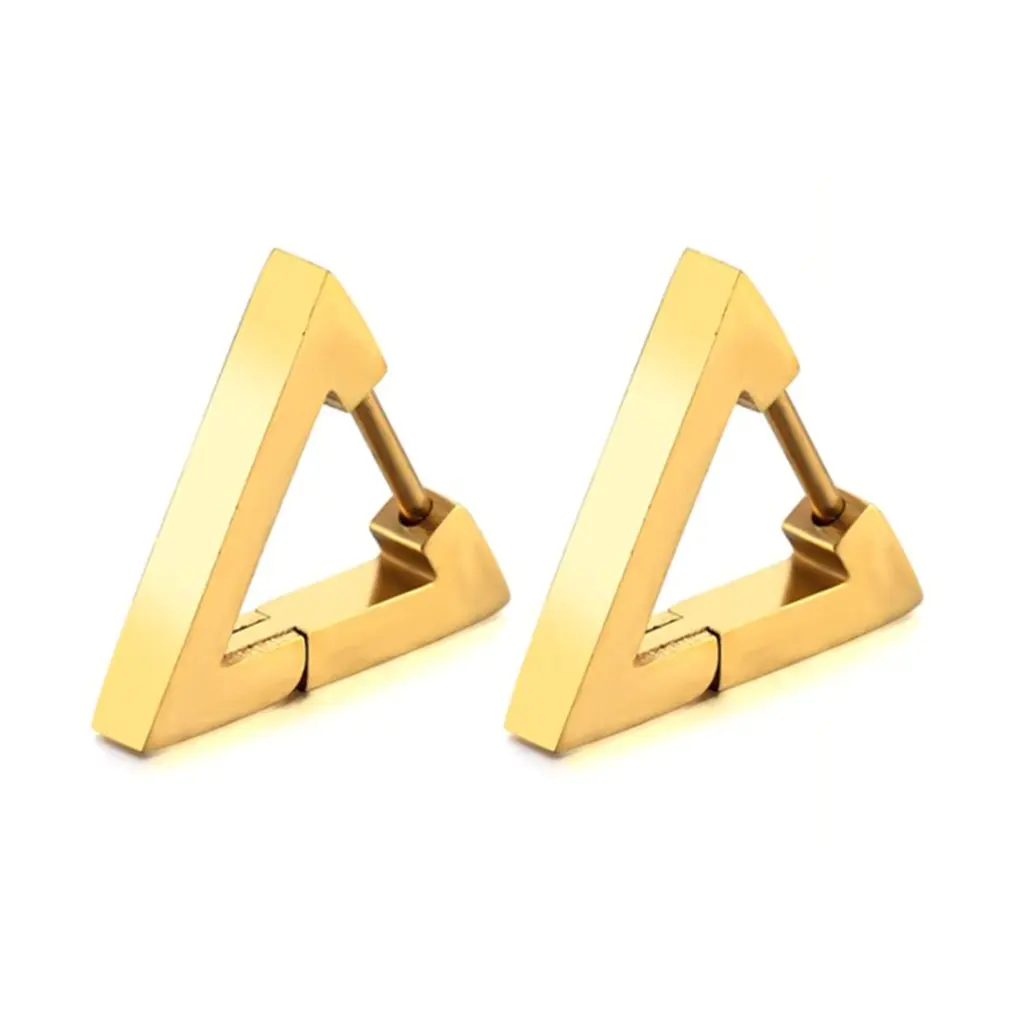 

Triangle Geometric Lines Female Durable Earrings Temperament Long French Korean Style Jewelry Earrings