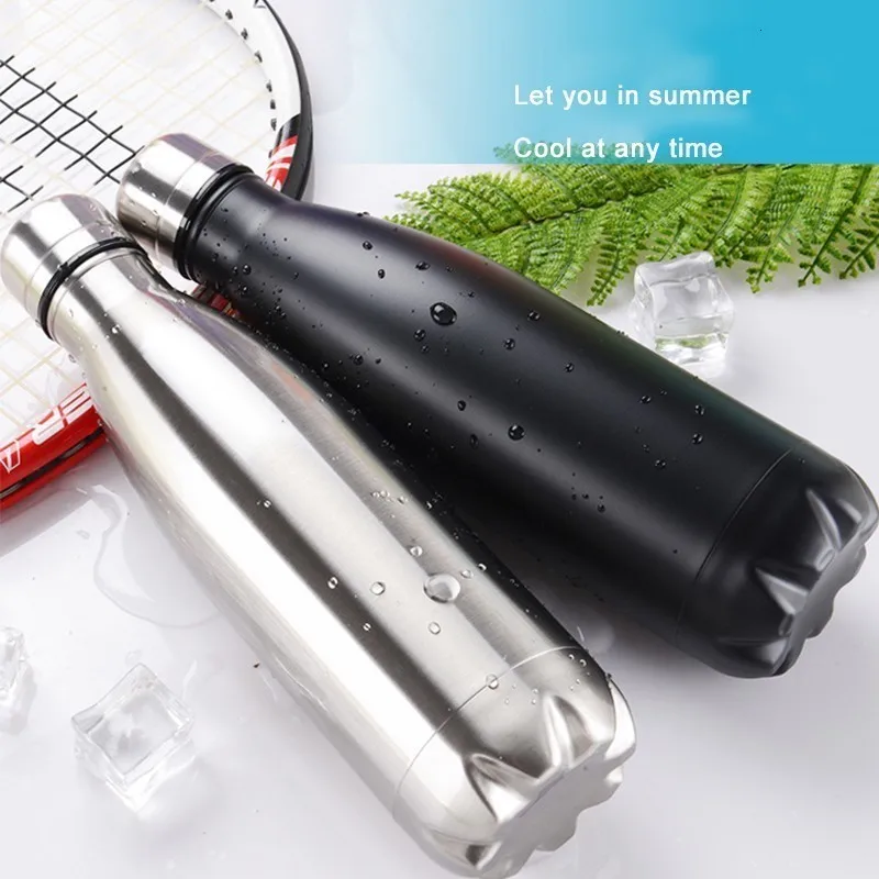 500 мл двойными стенками термоскан из нержавеющей стали бутылки для воды Cola вода