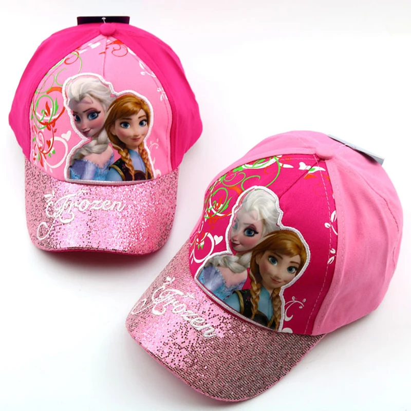

Disney Frozen Hat Children Sunshade Hat Cartoon Princess Anna Elsa Clothes Accessories Kids Baby Cap