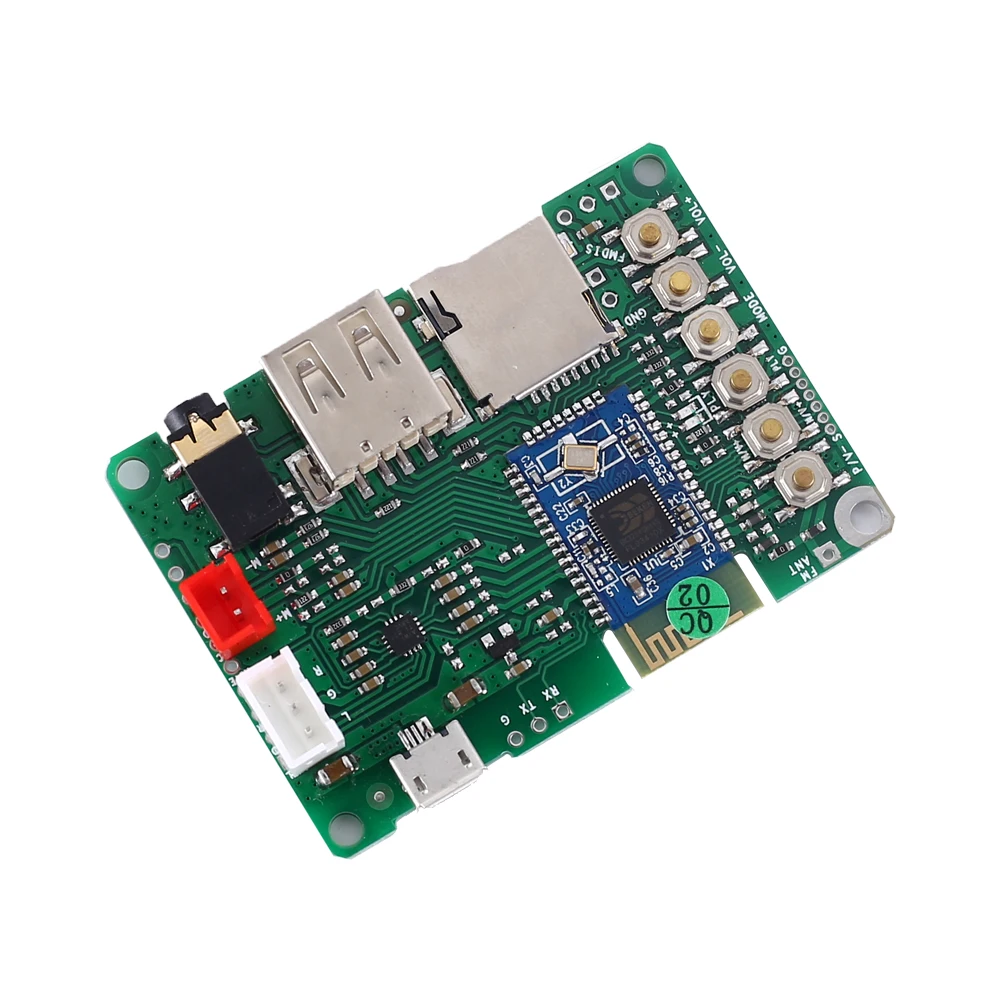 BK3254 Bluetooth Power Amplifier BLE4.1 Stereo Audio Receiver Module AUX Input Support U-disk TF Card | Инструменты