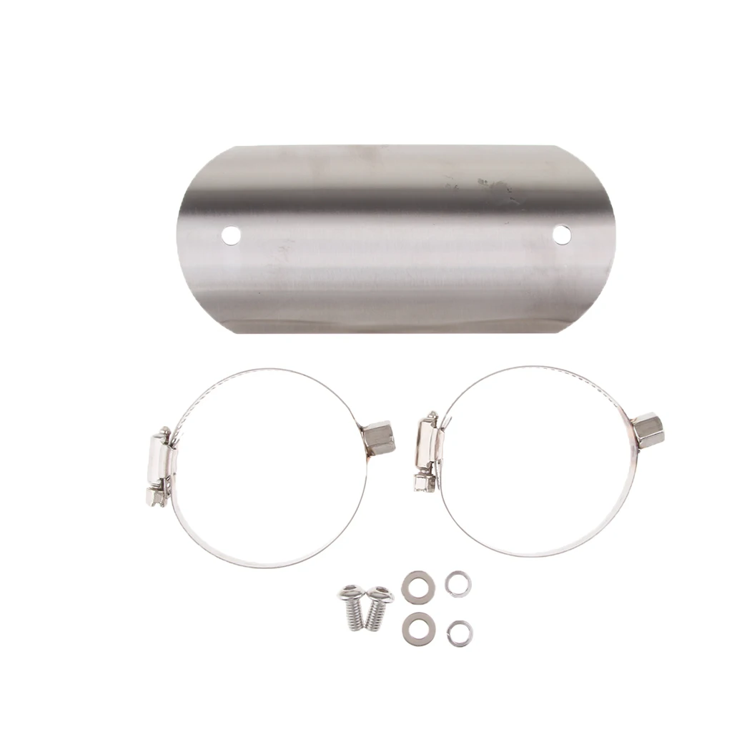 Мотоциклетная выхлопная труба глушителя теплозащитная крышка защита пятки для