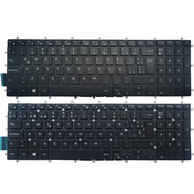 

NEW Latin LA/Spanish SP laptop Keyboard for Dell P66F P66F001 P72F P72F002 P75F P75F001 P75F002 P75F003 P75F006 backlit