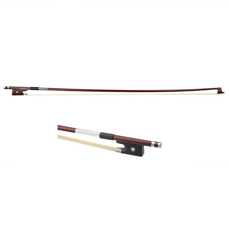 

Лук для скрипки из бразильского дерева для акустической скрипки/скрипки 1/4 лук для скрипки с 1/2 размерами деревянный лук для скрипки