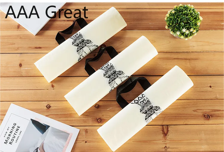 Пластиковые подарочные пакеты 50 шт./лот тканевые для хранения и покупок с ручкой