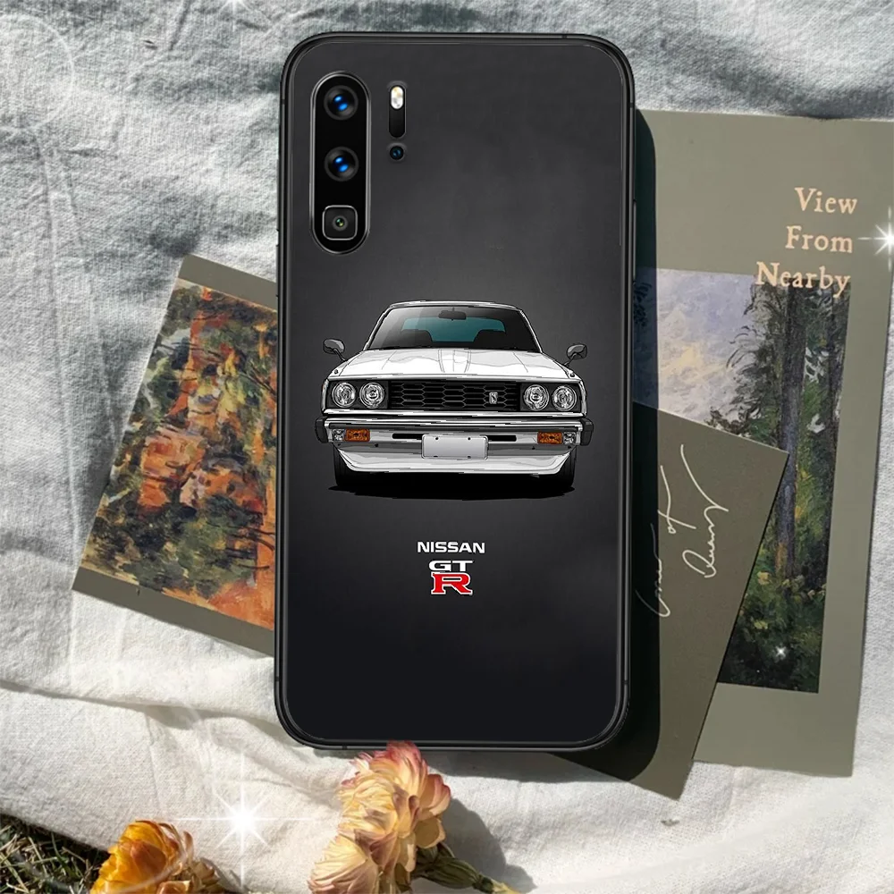 

Nissans Car cool Logo Phone Case For Huawei P Mate 10 20 30 40 Lite Pro smart Z 2019 nova 5t black Etui Trend Bumper 3D Coque