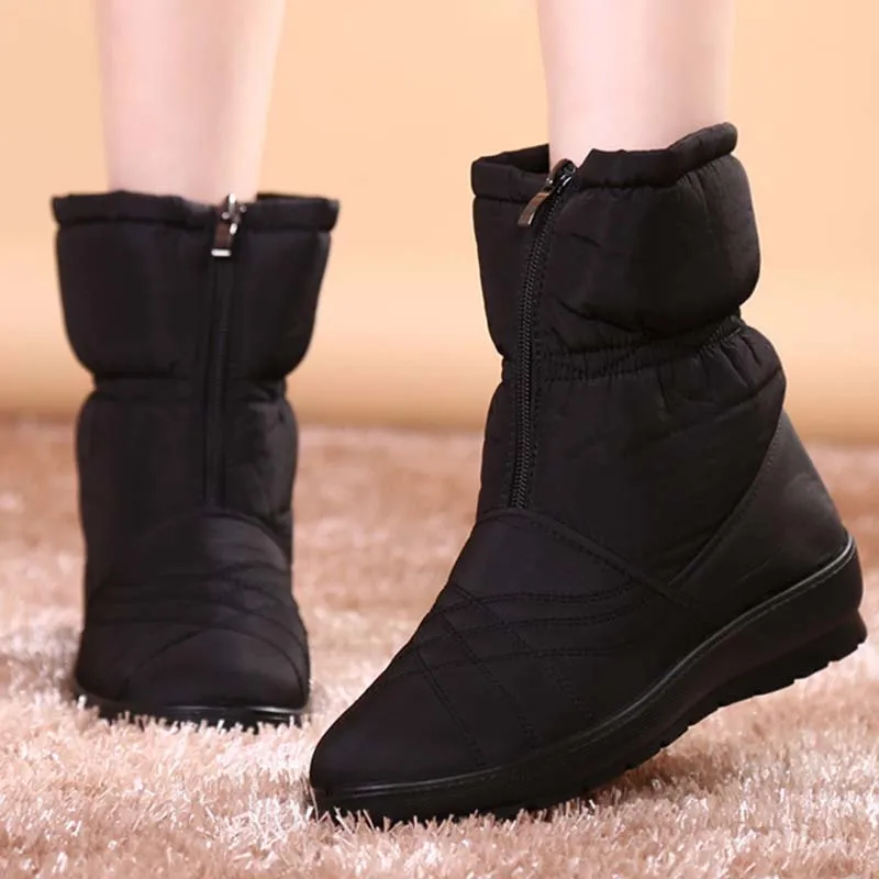 

Winter Boots Luxury Brand Ankle Boots For Designer Non-Slip Waterproof Ladies Shoes Chunky Women's Shoes Casual Botas Mujer