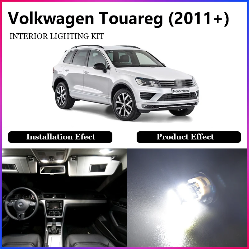 

ShinMan 19x LED CAR Light Car LED Interior Car lighting For Volkswagen Touareg \Premium 2011-2015 LED Interior Light kit