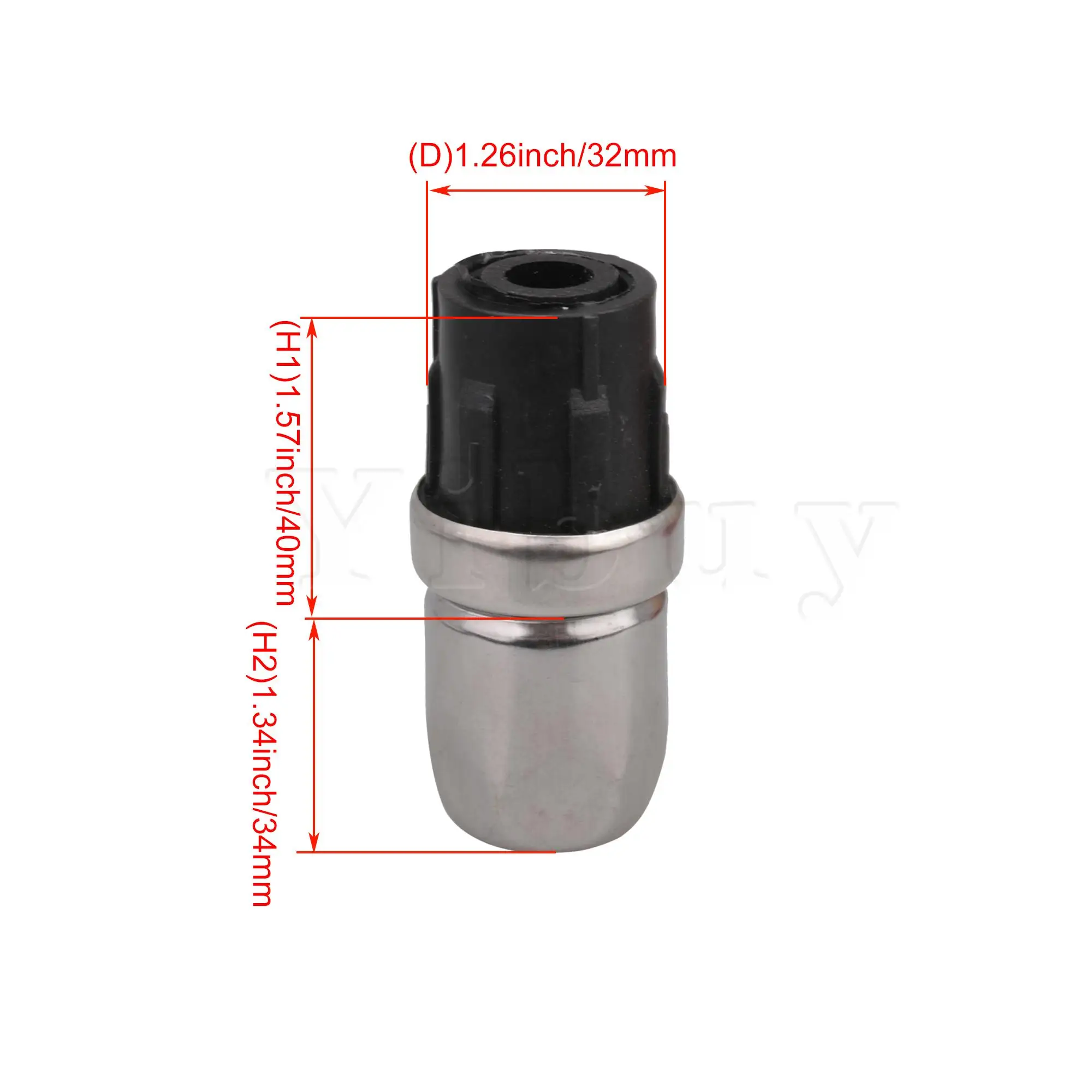 

3.2x3.2cm Furniture Accessories Stainless Steel Workbench Foot Set of 4 Silver