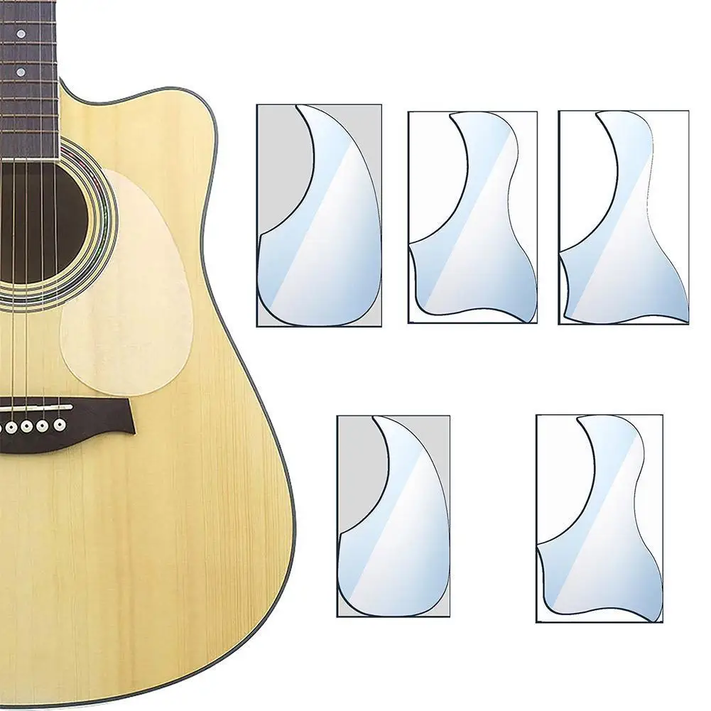 

Transparent Guitar Pickguard Folk Guitar Accessories Pickguard Sticker Guitar Parts