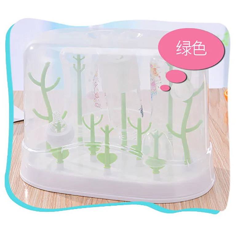 Защита от пыли стеллаж для просушки бутылки Младенца держатель детской