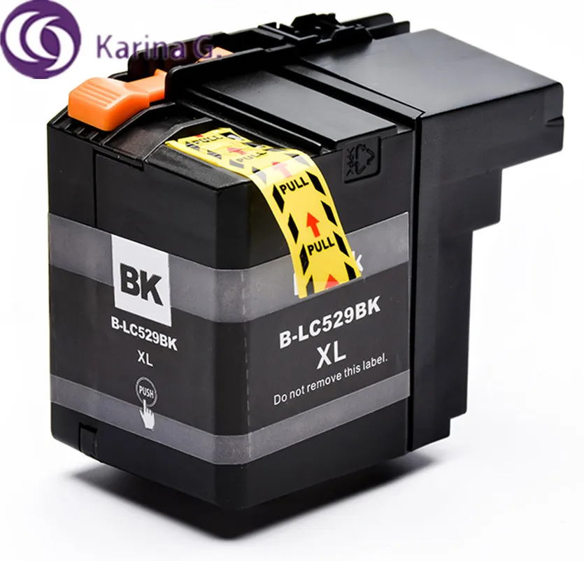 Совместим с Brother LC529 LC525 чернильный картридж подходит для принтера DCP J100