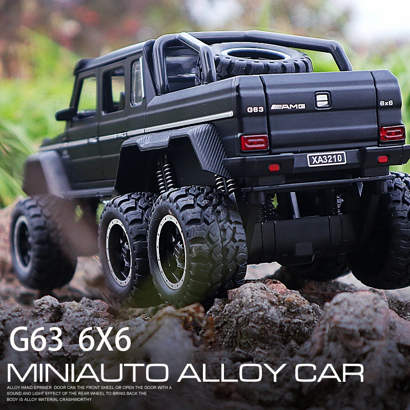 1:32 6WD Diecast металлические внедорожных модель автомобиля SUV транспортных средств AMG