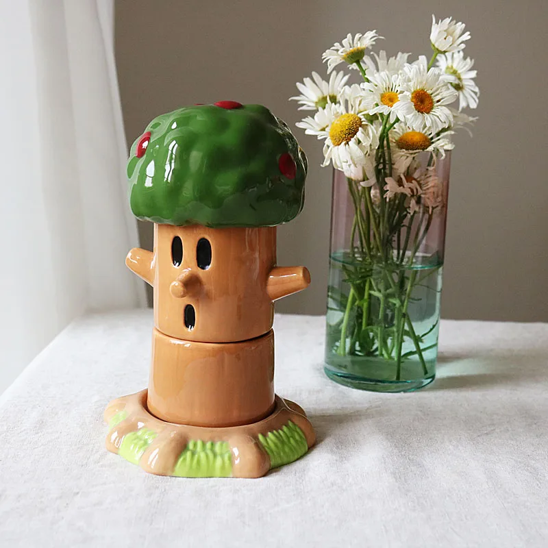 

Stacked Mug Sets Cartoon Mug Ceramic Milk Bowl Cute Baby Bowls Mug Tree Set