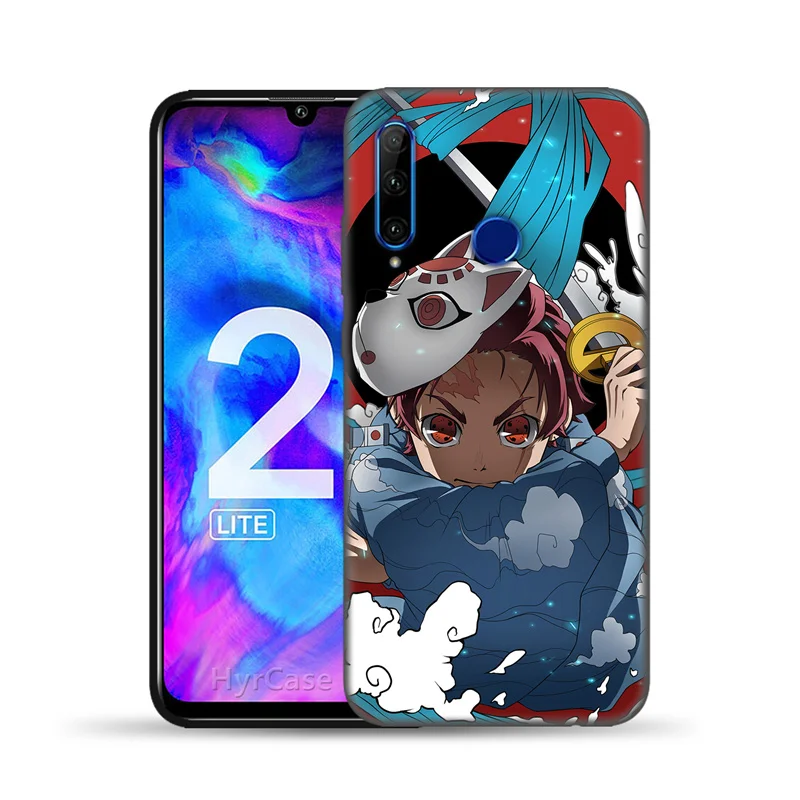 huawei silicone case Demon Slayer Japan Anime Phone Case For Huawei Honor 30 20i 10i 30i 9X 8X 8C 10X Honor20 Mate 20 10 Lite Pro Soft Silicone Cover cute phone cases huawei