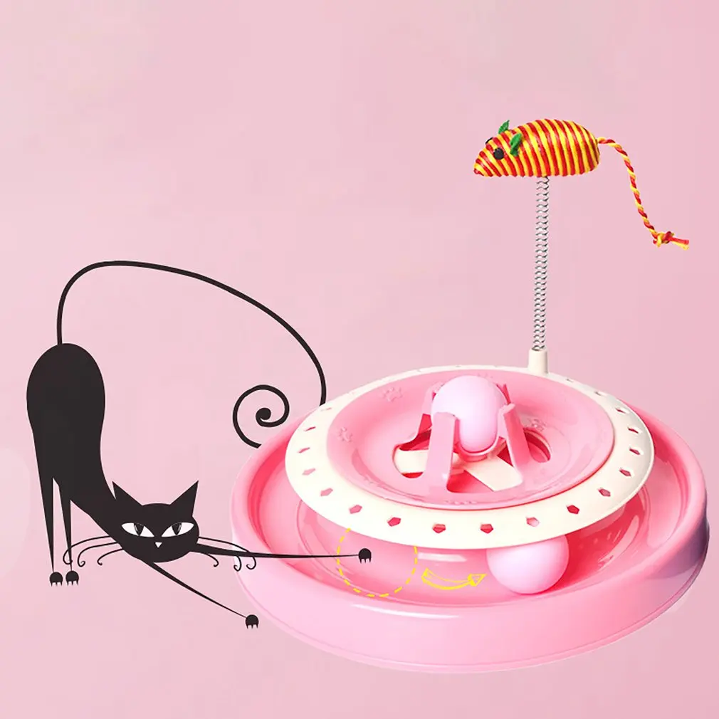 

Turntable Toys Training Plate Mouse Cats Dog Interactive