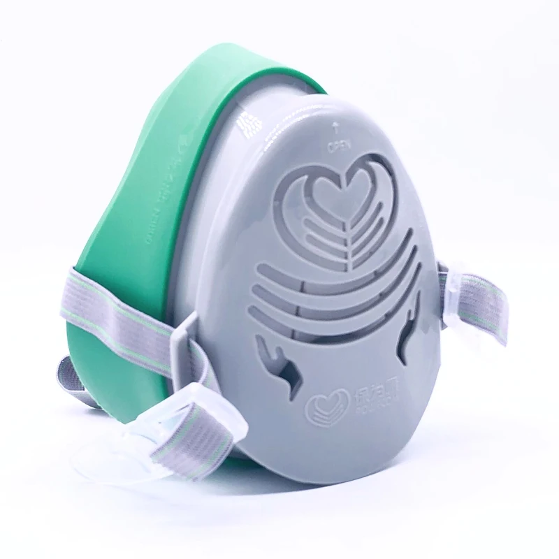 

3800 Respirator Light Fashion Comfortable Odorless Gas Mask Protection Saliva Safety Breathing