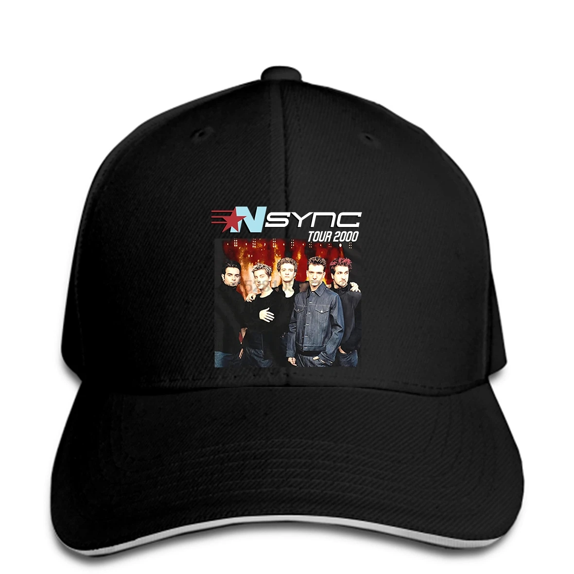 

Baseball cap NSYNC Justin Timberlake No Strings Attached Album Tour 2000 Mens Print hat Pop