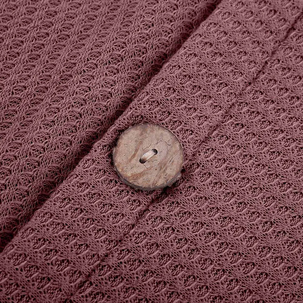 SAGACE корейский женский свитер Вязаное пончо с пуговицами и асимметричным подолом