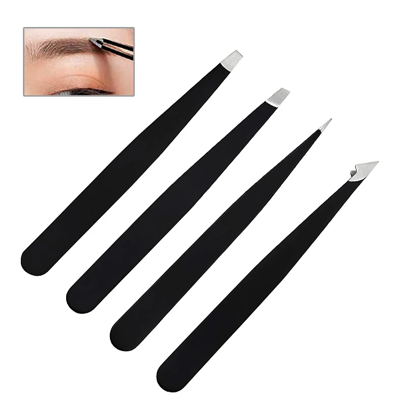 

Stainless Steel Eyebrow Clip Trimming Eyebrow Plucking Beauty Tool Plucking Hair Removal Tweezers Trimming Eyebrow Tweezers