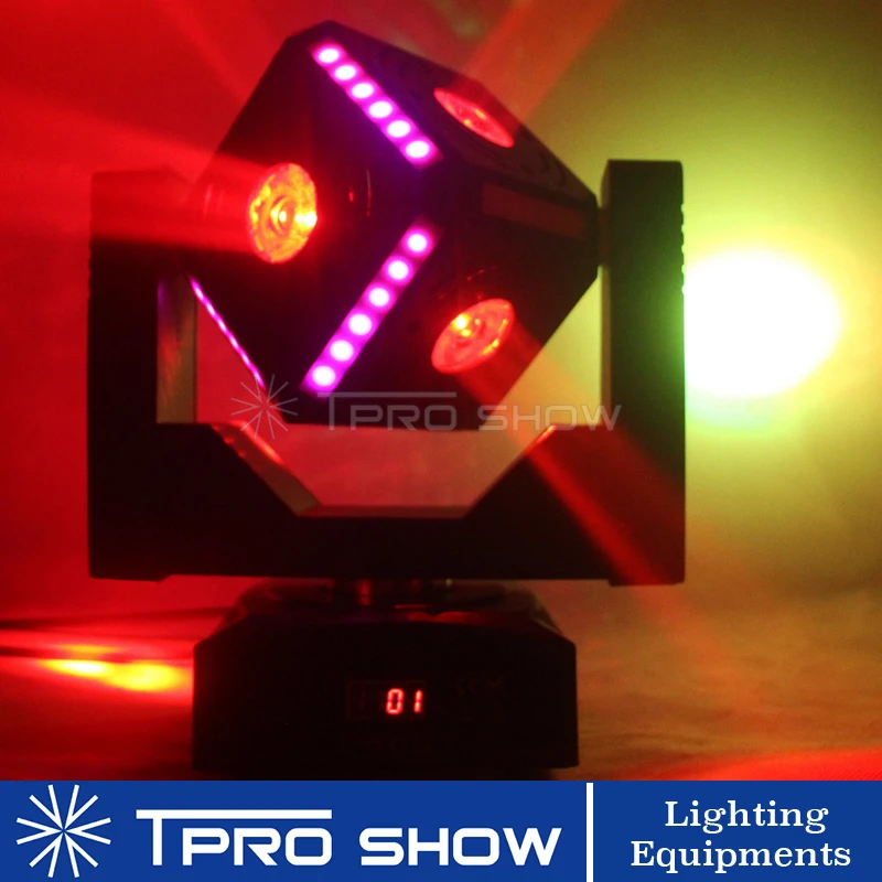 6*12 Вт движущаяся головка RGBW магический кубический шар стробоскопический