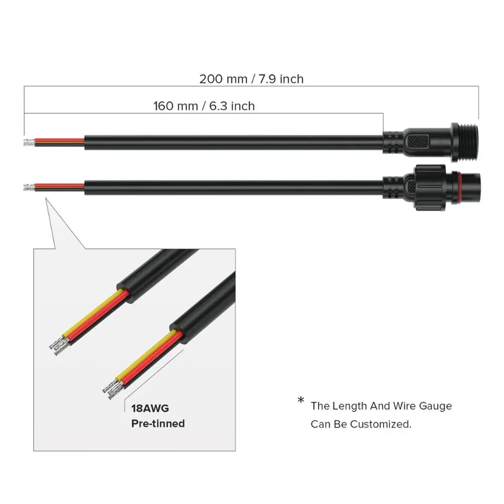 Водонепроницаемый разъем для светодиодной ленты 5 пар 2/3/4/5 контактов|led connector|led
