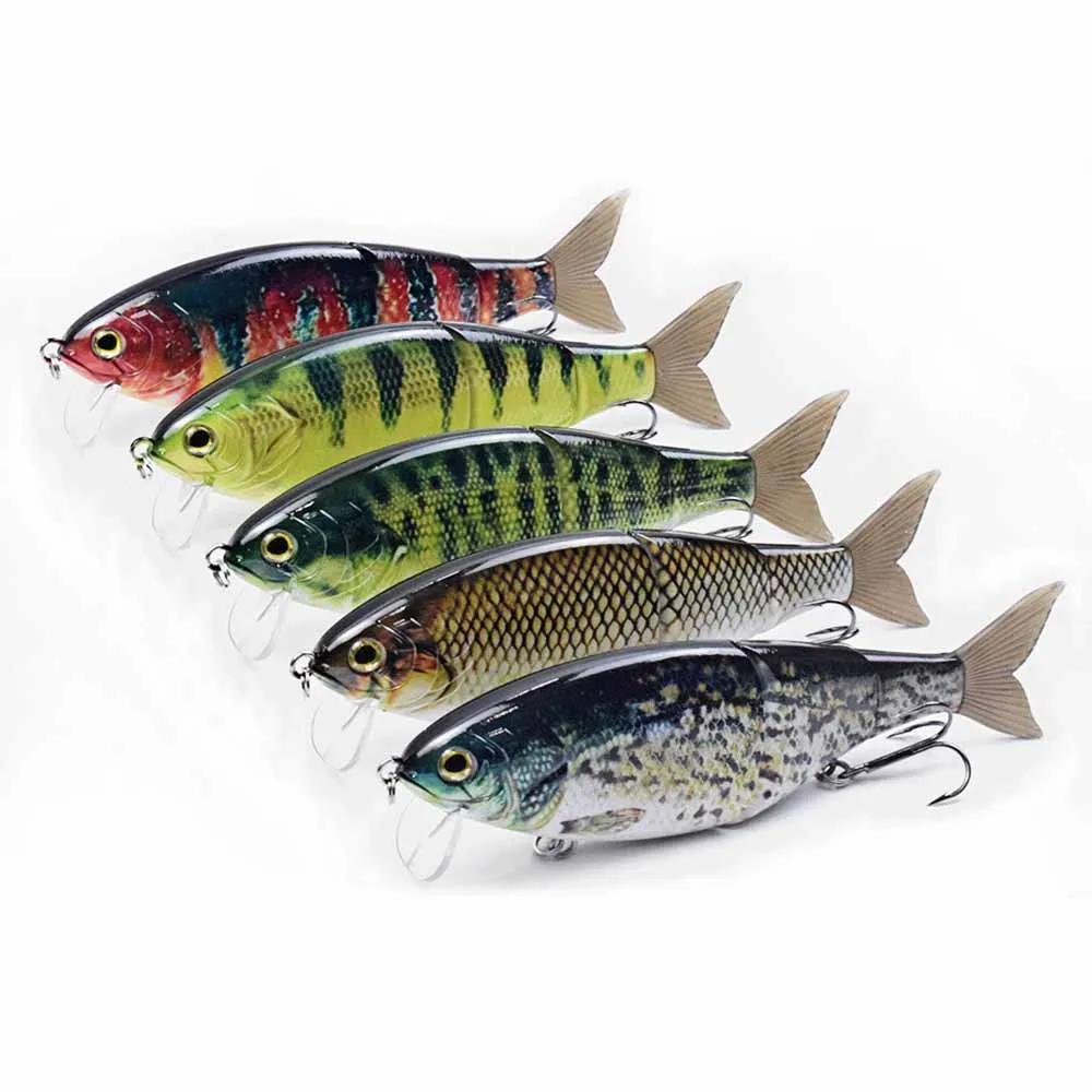 

178MM 66G Sinking Hard Glide Swim Bait Wobblers Fishing Lures Tackles In Sea River Lakes For Pesca Pike Bass with Soft Tails