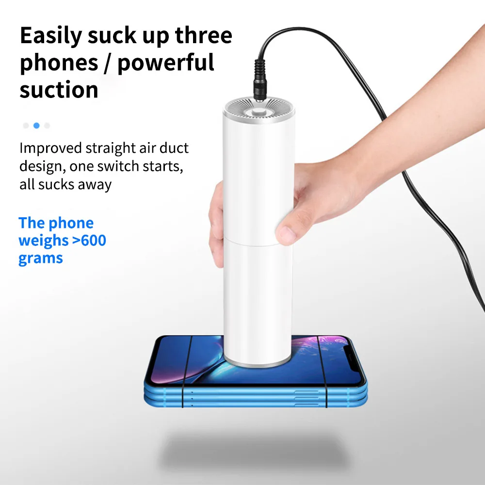 

NEW Mini Car Suction Vacuum Cleaner Strong Suction Portable Car Dust Catcher Handheld Cylinder Vacuum Cleaner Dry Wet Duel Use