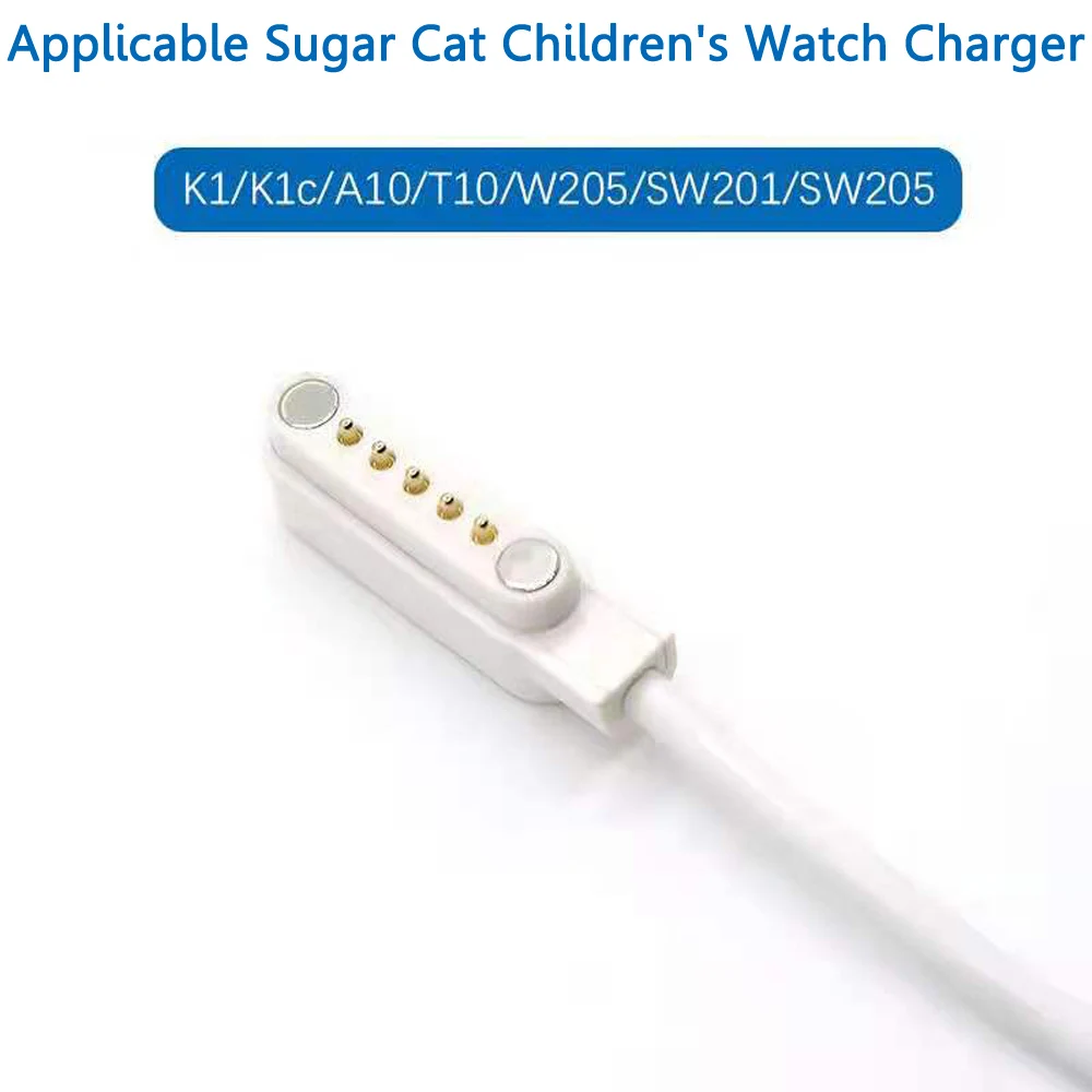 1pc Universal 5pin 12mm Space Smart Watch Magnetic Charging Cable USB 2.0 Male to 5 Pin Suction Charger for | Электроника