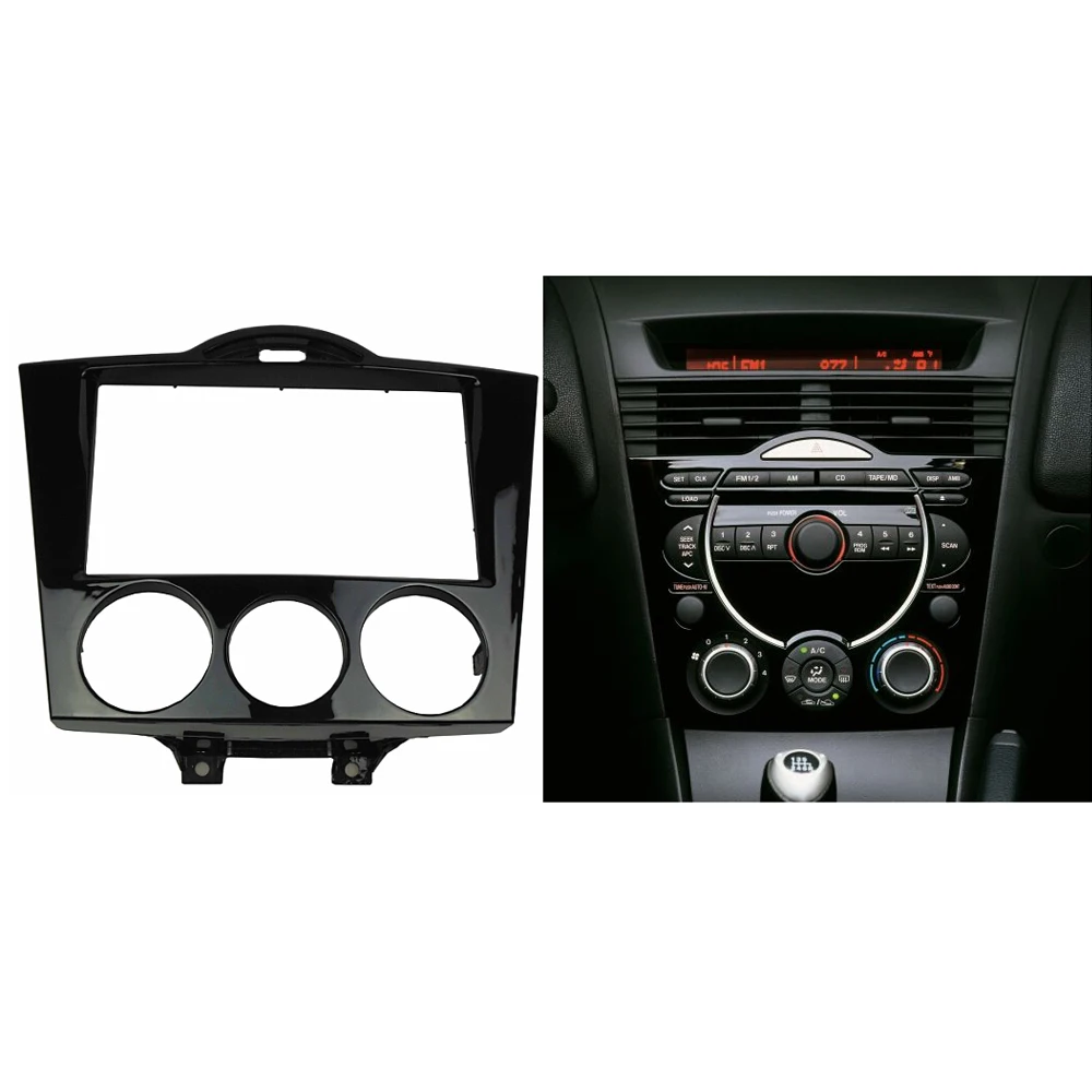 Двойная Din аудиопанель для Mazda RX-8 RX8 установка крепления приборной панели DVD
