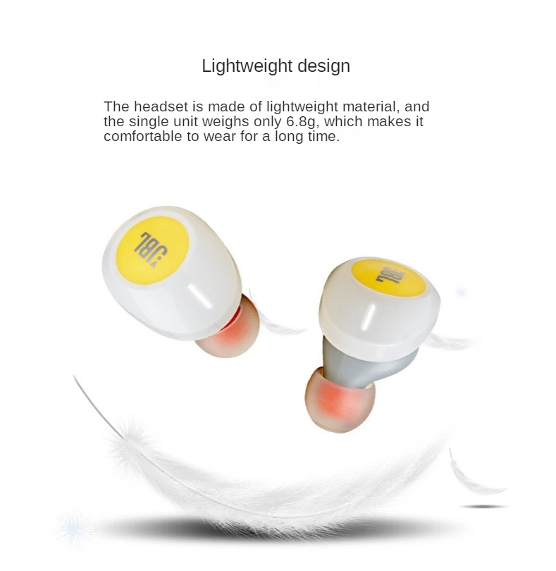 

JBL T120TWS true wireless bluetooth headset stereo headset subwoofer headset earplugs with microphone charging box