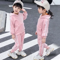 childrens clothing baby girls autumn warm suit kids winter suede sets velvet thickening boys leisure sweater clothes infant