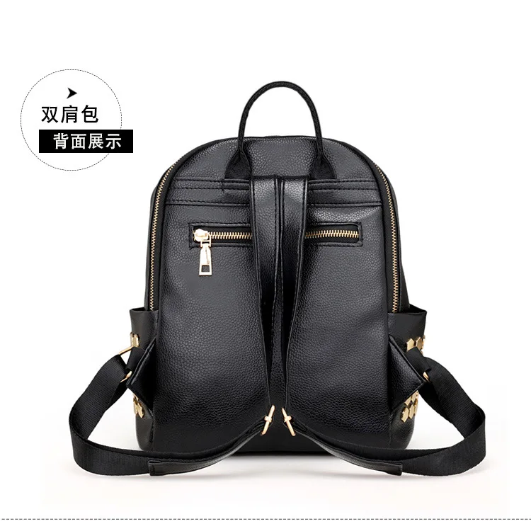 Новый PU вышивка путешествия рюкзак мужская дорожная сумка через плечо компьютер