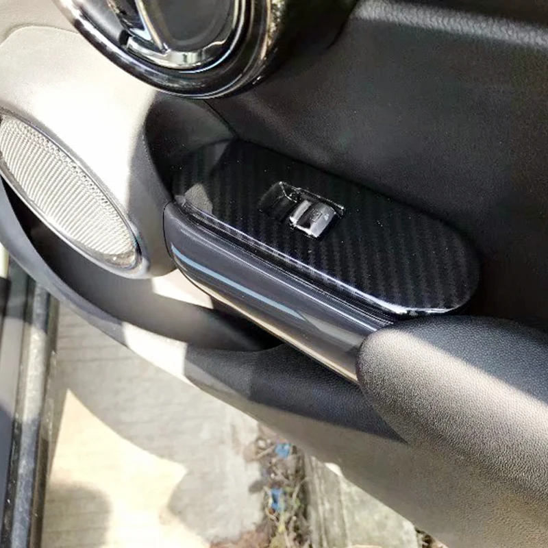 LHD! Для BMW Mini Cooper Hatch F55 F56 2014-2021 карбоновый стиль переключатель для окна кнопки