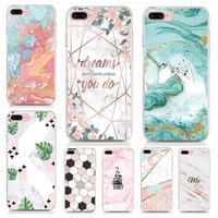 for iphone 11 pro xs max xr x 7 8 plus 6 6s 5 5s se soft tpu case marble back cover protective phone cases