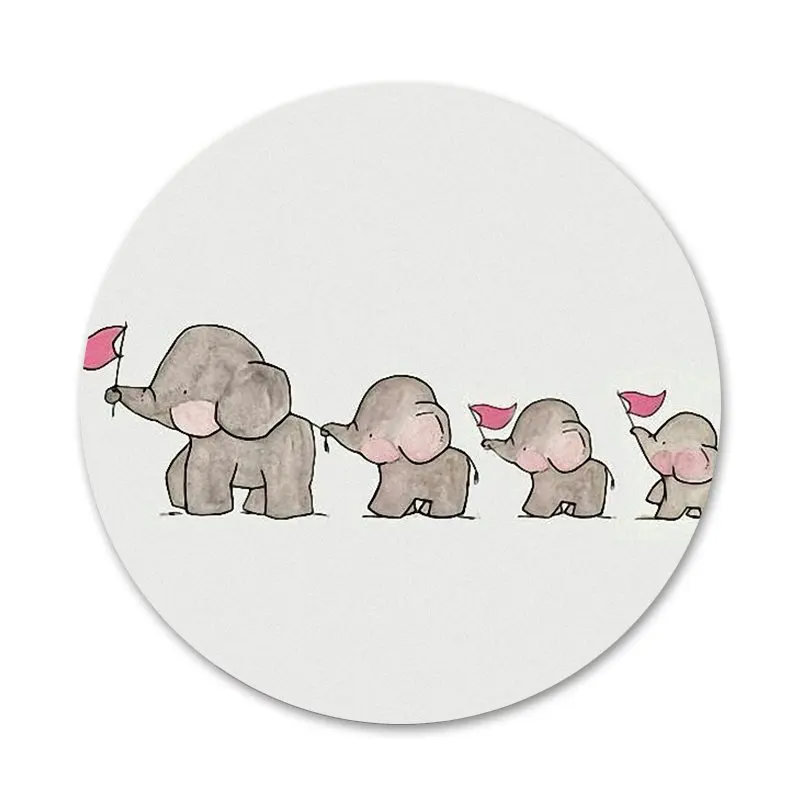 Милый значок в виде слона кролика зайчика для одежды рюкзака украшение подарок |