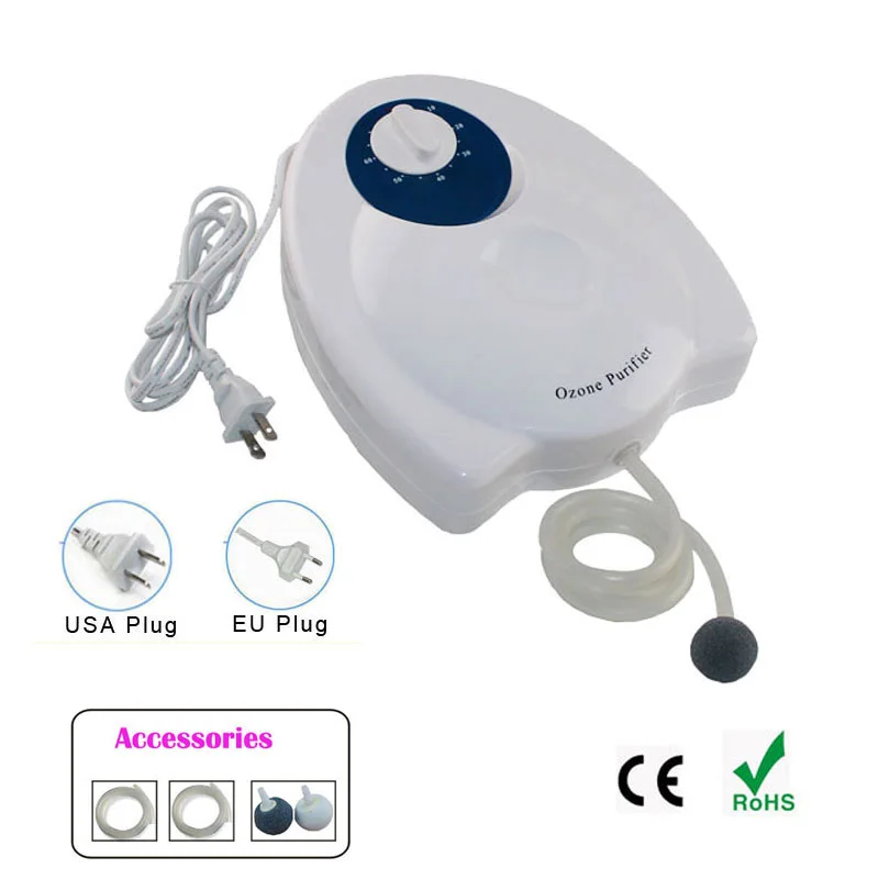 Портативный генератор озона очиститель воздуха и воды таймер для здоровья