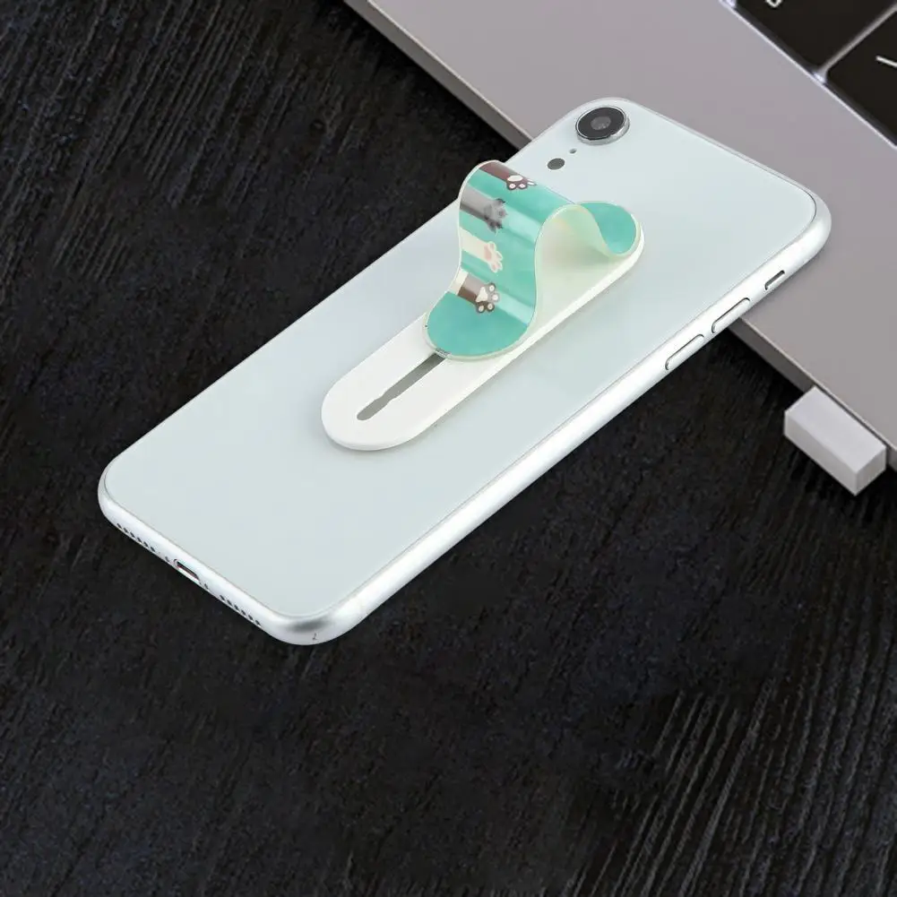 

GP01-09 Desktop Lazy Ring Bracket U-shaped Push-pull Bracket Magic Sticker Skateboard Bracket Back Sticker Bracket
