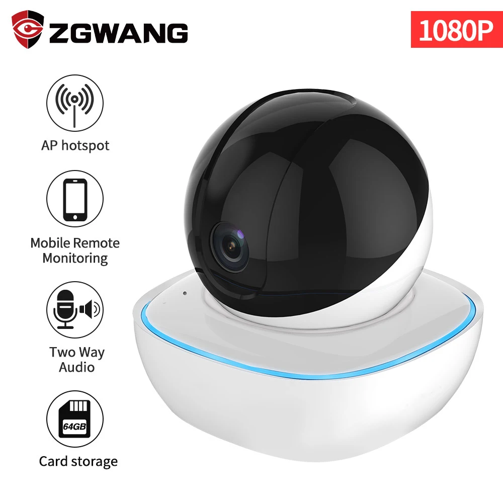 Умная камера видеонаблюдения ZGWANG 1080P IP AP Wi Fi ночное видение домашний монитор