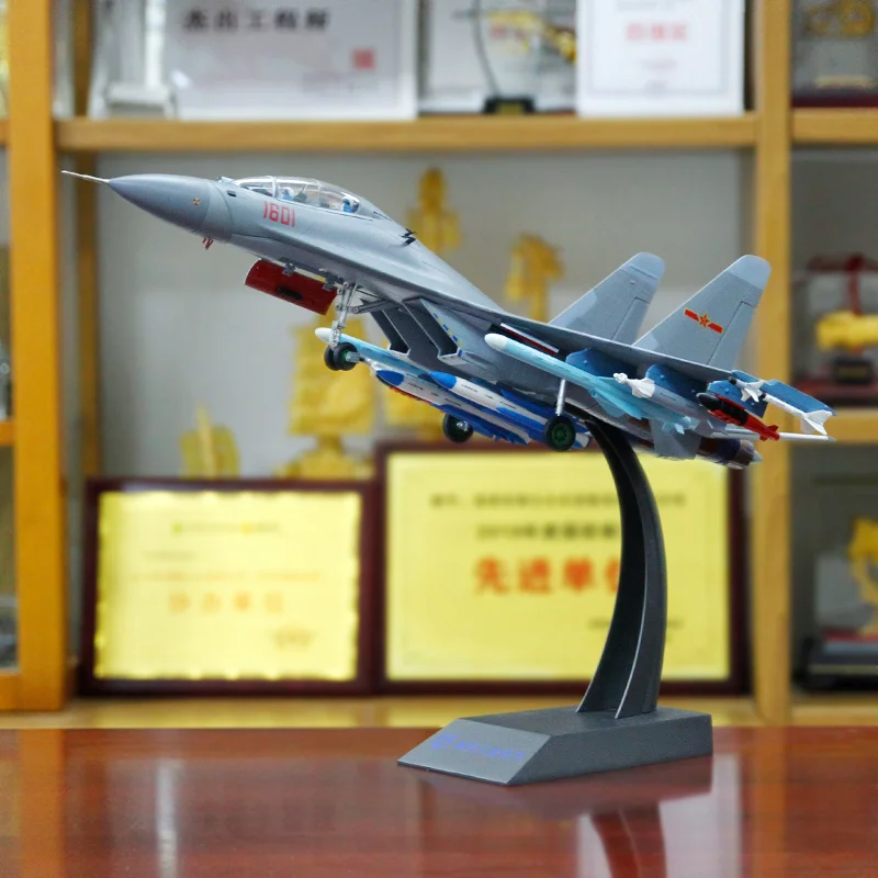 

1:48 China Air Force J-16 модель самолета-истребителя выдвижное шасси, модель из сплава