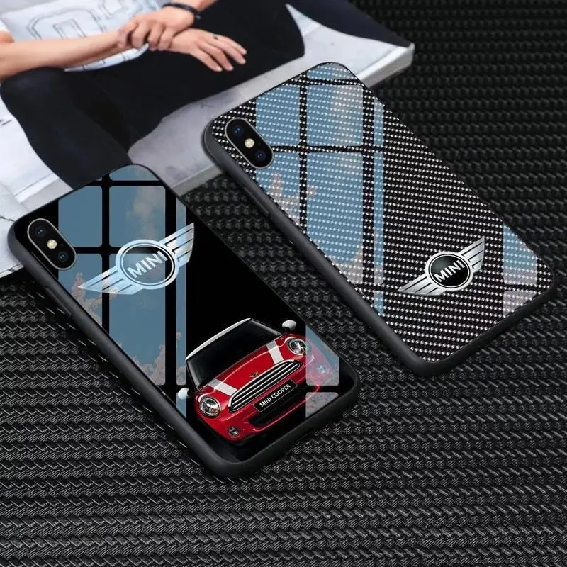 Чехол из ТПУ в автомобиль для IPhone XS MAX 8P 7 6X 11pro аксессуары Bmw Mini ONE PLUS COOPER CABRIO SEVEN S F