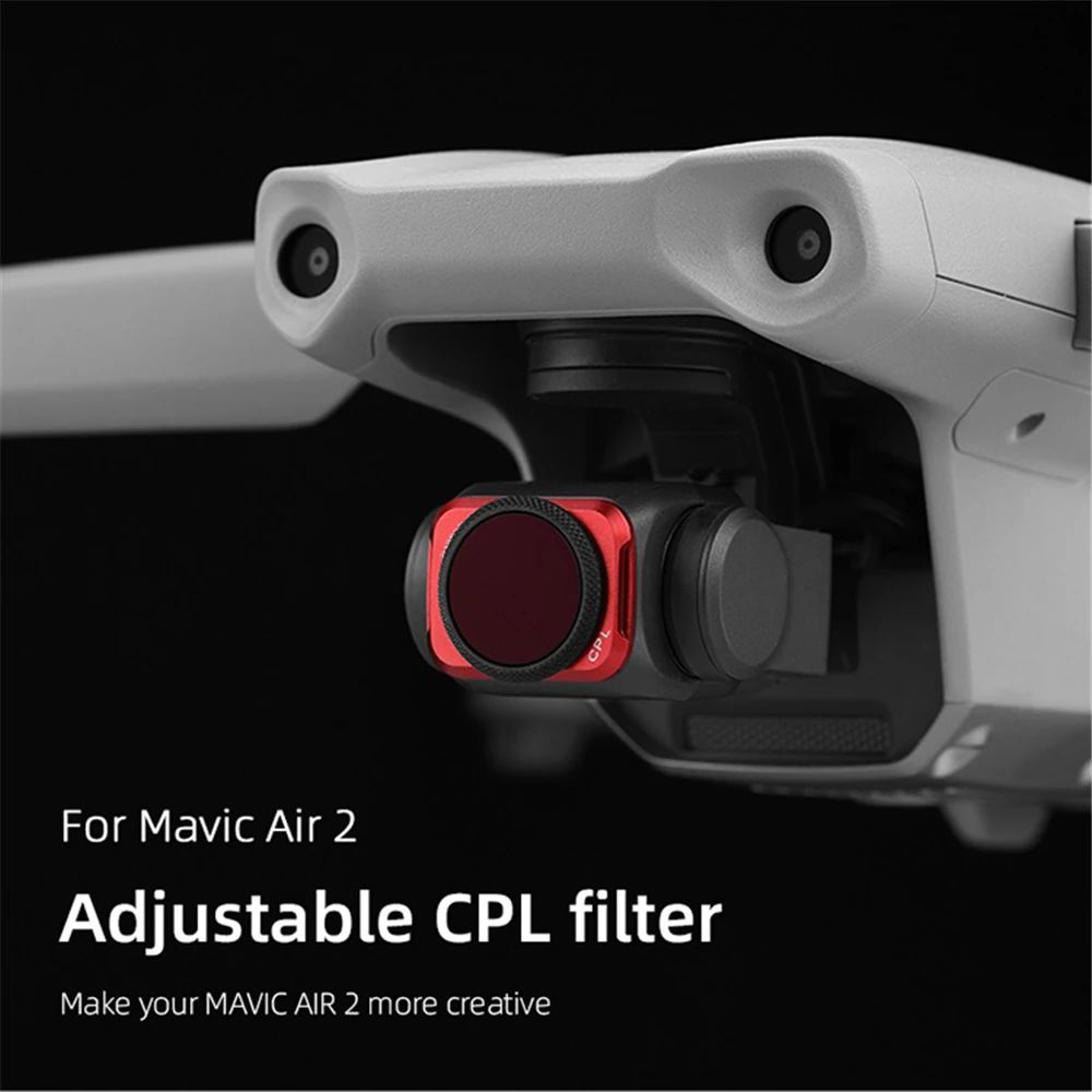 

Фильтр объектива камеры CPL Регулируемый ND UV для DJI MAVIC AIR 2 аксессуары из алюминиевого сплава (рамка) + Оптическое стекло для MAVIC AIR 2