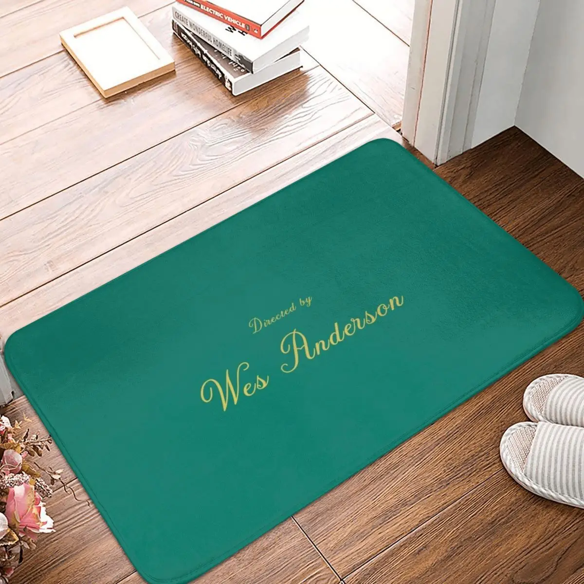 

Directed By Wes Anderson Doormat Carpet Mat Rug Polyester Non-Slip Floor Decor Bath Bathroom Kitchen Balcony 40x60