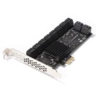 Адаптер SA3120J PCIE, 20-портовый PCI-Express X1 на SATA 3,0, плата расширения 6 Гбитс, высокоскоростная плата с PCI-E X4 X8 X16
