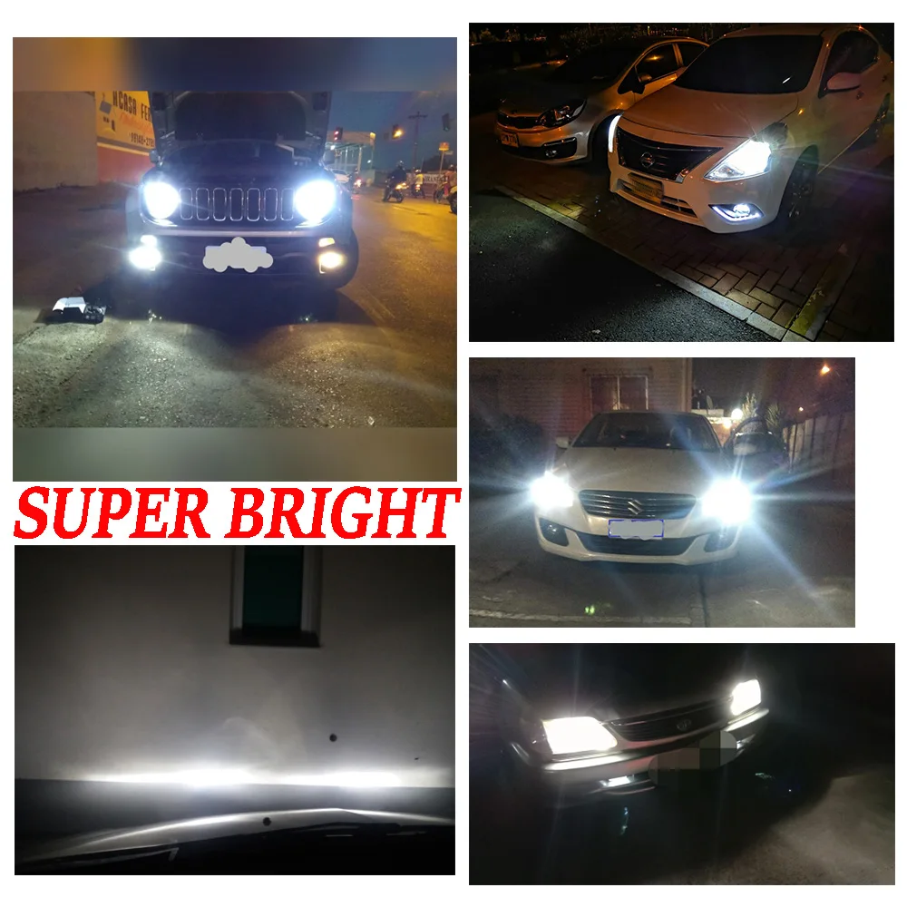 Светодиодная лампа NOVSIGHT для авто H4 Hi/Lo H7 H11 9005 9006 HB3 CSP Chips 6500K 60 Вт 10000LM фара