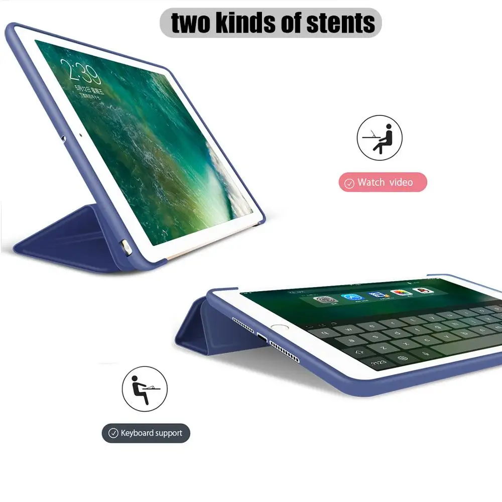 Чехол для планшета Apple ipad 2 3 4 9 7 дюйма силиконовый мягкий чехол умная подставка