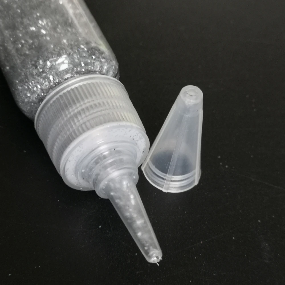 Блеск для ногтей Bittb 1 бутылка блестящий порошок серебристые золотистые блестки