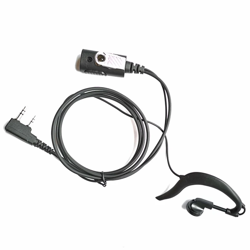 

Walkie Talkie Earpiece with Mic 2 Pin K Port Headset for Baofeng UV-5R BF-888S UV-82 UV-S9 UV5RA UV5RE F8+ KG-UV8D UV6D Etc