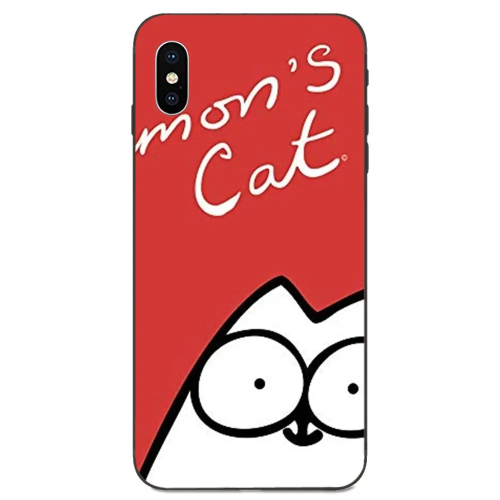 Милый Simons Cat Чехол для телефона чехол Xiaomi Redmi Note 3 3S 4 4A 4X5 5A 6 6A 7 7A K20 Plus Pro S2 Y2